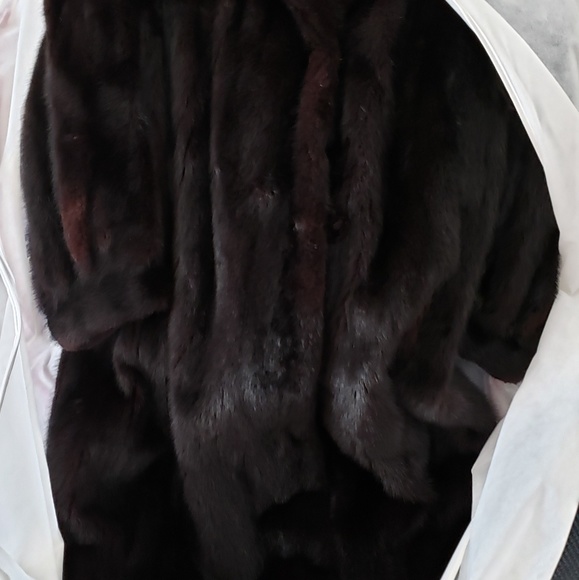 2 mink coats and 1 head band